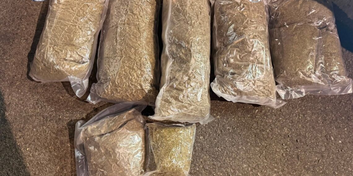 Trei tineri, arestați după ce au fost prinși cu peste 5 kilograme de canabis în Bihor