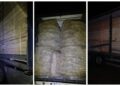 TIR cu ”surprize” la Poiana Stampei. După patru baloți de fân, polițiștii au descoperit 53 de metri cubi de cherestea fără acte. Marfa și ansamblul auto, indisponibilizate
