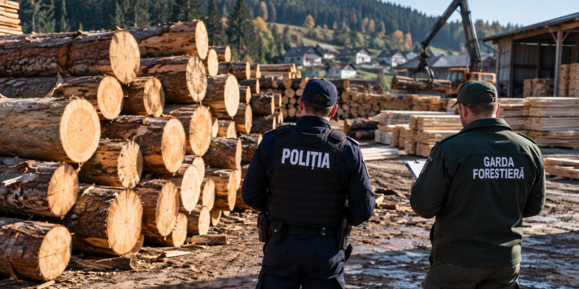 Aproape 18 metri cubi de lemn găsiți în plus la un depozit din Vatra Moldoviței. Firma a primit amenzi de 10.000 de lei, iar marfa fără acte a fost confiscată valoric