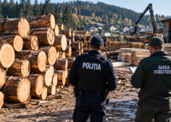 Aproape 18 metri cubi de lemn găsiți în plus la un depozit din Vatra Moldoviței. Firma a primit amenzi de 10.000 de lei, iar marfa fără acte a fost confiscată valoric