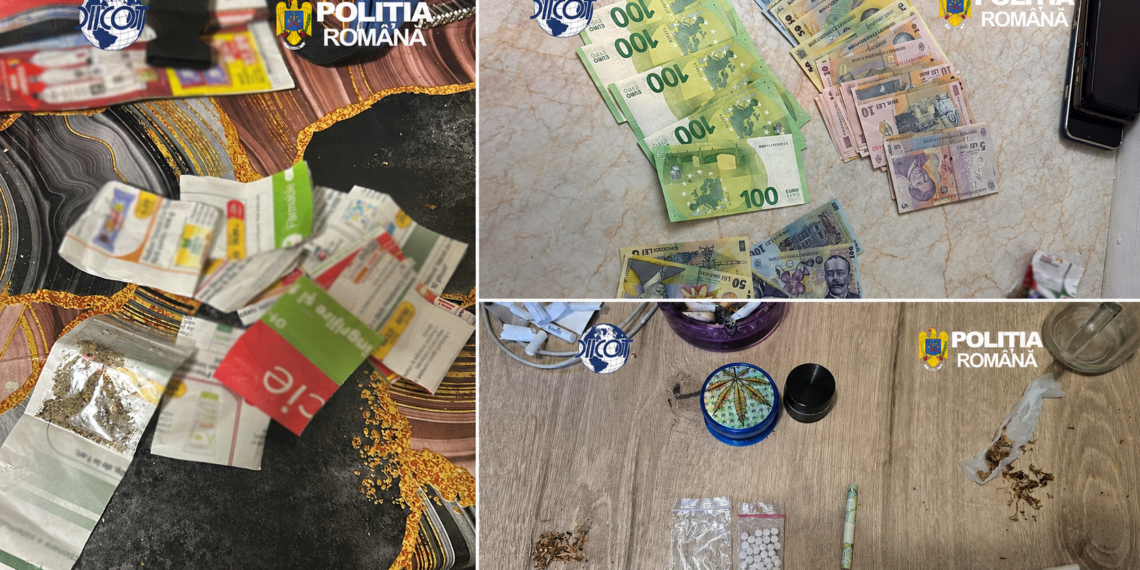 Grupare de traficanți de ”cristale” și produse psihoactive, destructurată de DIICOT. Liderul avea propria ”rețetă” și pulveriza substanțele peste frunze de ceai. Cinci persoane au fost arestate