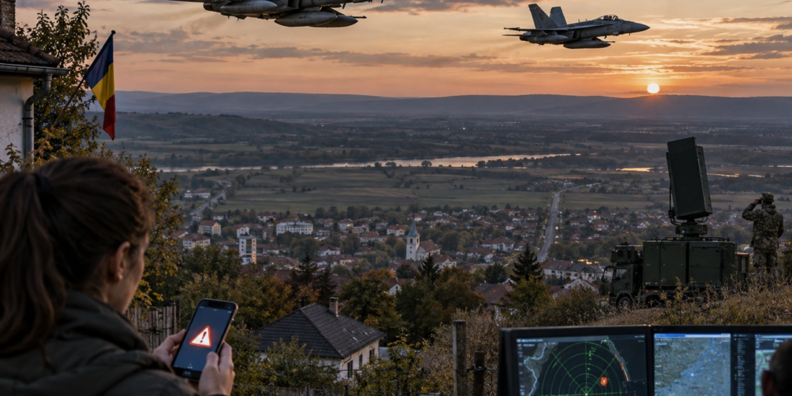 Alertă aeriană în Suceava și alte patru județe. O țintă venită dinspre Republica Moldova a intrat în spațiul aerian al României. Două avioane F-18 au fost ridicate de la sol