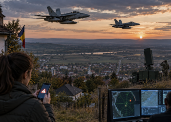 Alertă aeriană în Suceava și alte patru județe. O țintă venită dinspre Republica Moldova a intrat în spațiul aerian al României. Două avioane F-18 au fost ridicate de la sol