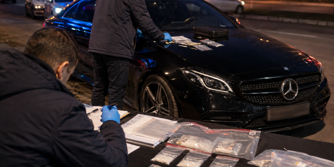 Recidivist din Bucșoaia, condamnat la peste 4 ani de închisoare. A vândut etnobotanice, avea morfină în Mercedes și conducea cu permisul suspendat
