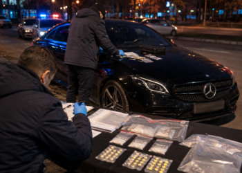 Recidivist din Bucșoaia, condamnat la peste 4 ani de închisoare. A vândut etnobotanice, avea morfină în Mercedes și conducea cu permisul suspendat