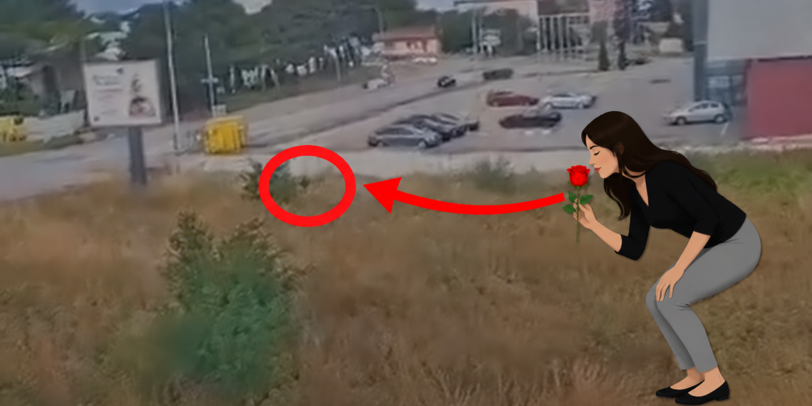 Prima zi de școală, cu ”flori” pentru toate gusturile. În timp ce părinții stăteau la coadă la florării, o femeie ”ciufulea trandafirul” unui bărbat, în buruienile de pe terenul de lângă sediul Antena 3 Suceava