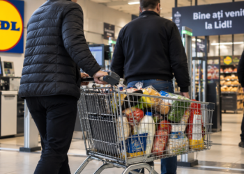 Au plătit un singur produs și au încercat să iasă din Lidl cu un cărucior plin. Prejudiciu de peste 1.200 de lei. Doi suceveni s-au ales cu dosar penal pentru furt