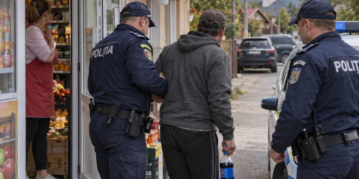 Scandal într-un magazin din Frătăuții Noi pentru o sticlă de suc de 8,99 lei. Bărbatul le-a spus polițiștilor că ”sucul nu se plătește”