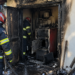 Incendiu la o centrala termică a unei gospodării din Râșca. Proprietara și mai mulți voluntari au stins focul înainte de sosirea pompierilor. Pagubele estimate la circa 15.000 de lei