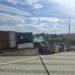 Încă un incendiu în parcul târgului auto din Cumpărătura. Au ars paleți, cauciucuri și cartoane. Pompierii au intervenit cu două autospeciale de stingere