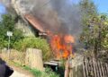 Casă din Sucevița, distrusă de un incendiu. Pagube de aproximativ 15.000 de euro, după un posibil scurtcircuit