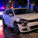 A ignorat semnalul polițiștilor, a fugit și s-a oprit într-un gard. Tânăr de 18 ani, prins la volan fără permis în Vicovu de Sus