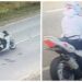 A vrut să ”decoleze” cu motocicleta prin Adâncata și a ignorat semnalul polițiștilor. Tânăr de 18 ani, prins cu 131 km/h, lăsat pieton pentru jumătate de an și amendat cu 4.325 de lei