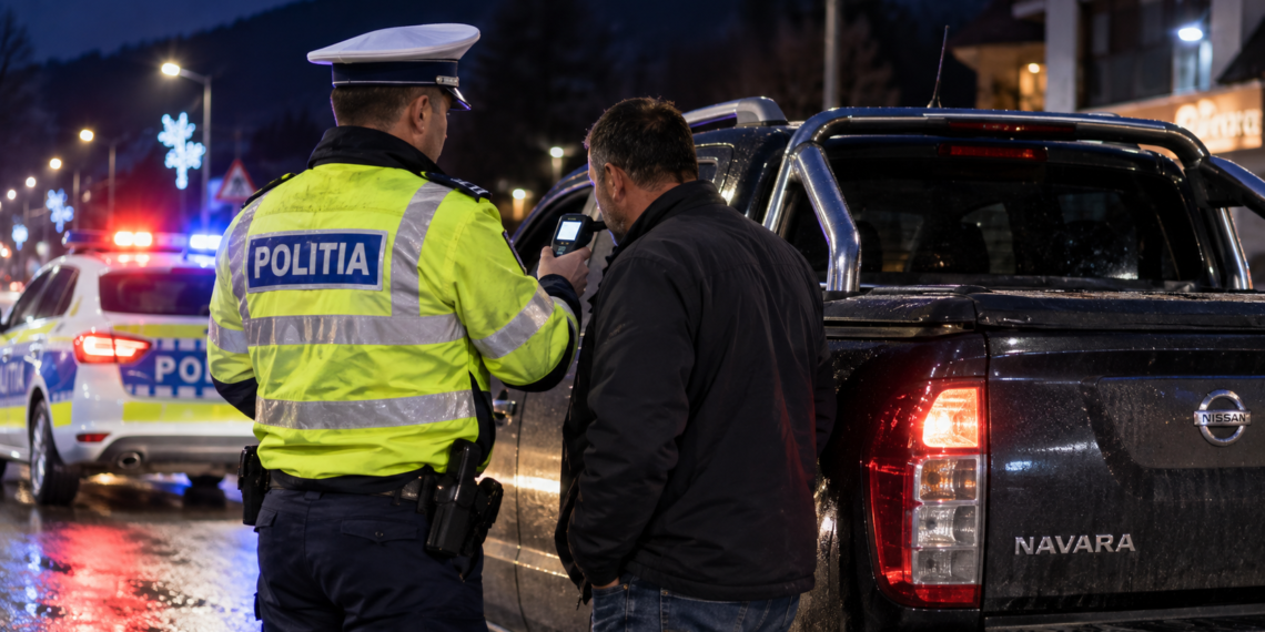 Plimbare sfârșită cu 24 de ore de reținere pentru un bărbat din Vatra Dornei. Polițiștii i-au stricat weekendul după ce l-au prins la volan cu 1,21 mg/l alcool pur în aerul expirat