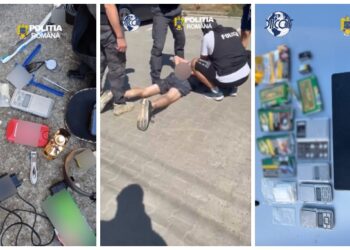 Dealer de droguri, prins în flagrant la Sibiu după ce a vândut substanțe cu 1.000 de lei. La percheziție, anchetatorii au găsit cântare de precizie, plicuri cu urme de substanțe și dispozitive GPS