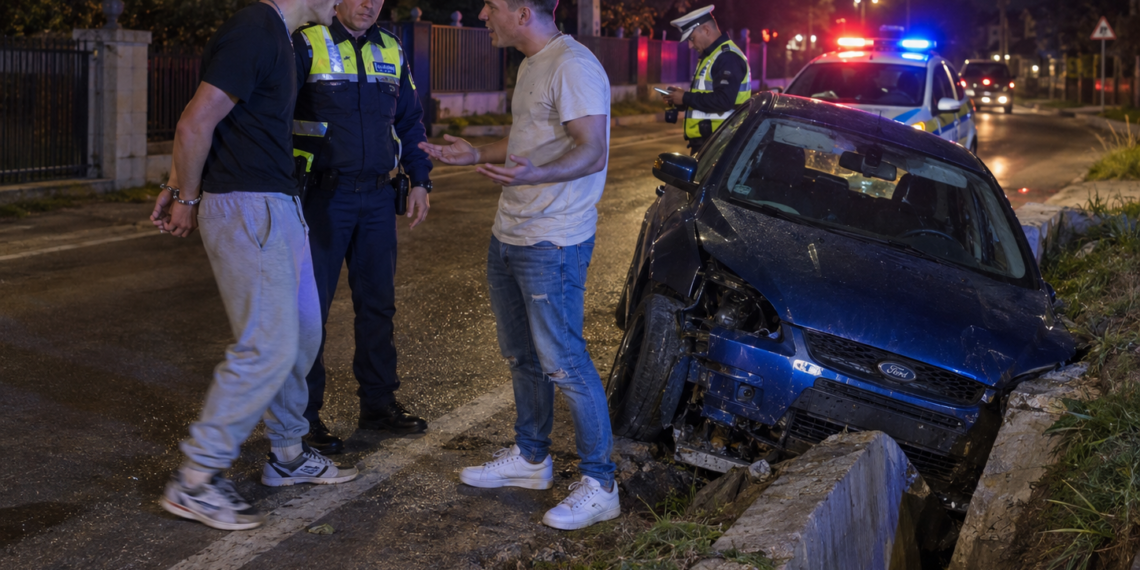 S-a lămurit ”testul prieteniei” de la Șcheia. Polițiștii au stabilit care dintre cei doi tineri beți și fără permis se afla la volan și l-au reținut pentru 24 de ore