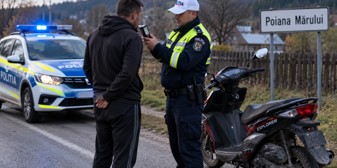 Prins la Mălini cu 1,27 mg/l alcool în aerul expirat, pe un scuter radiat din circulație. Avea și dreptul de a conduce anulat