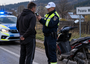 Prins la Mălini cu 1,27 mg/l alcool în aerul expirat, pe un scuter radiat din circulație. Avea și dreptul de a conduce anulat