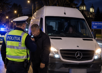 Șofer de 57 de ani, prins băut la volanul unei autoutilitare în Rădăuți, la 3 dimineața