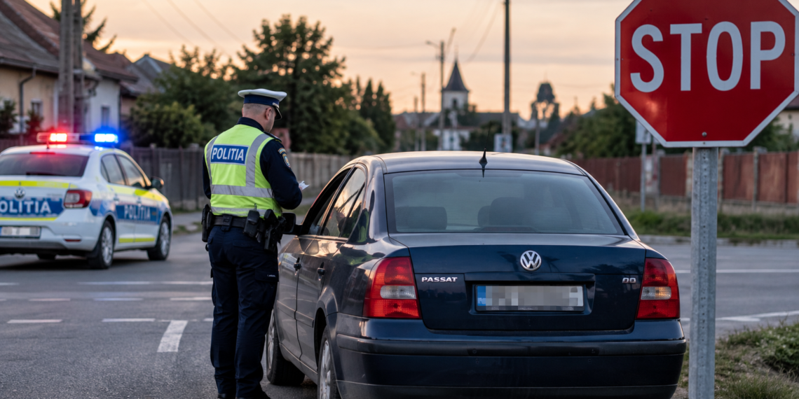 24 de ore în ”beciul” IPJ Suceava pentru un șofer din Pătrăuți după ce a ignorat un STOP
