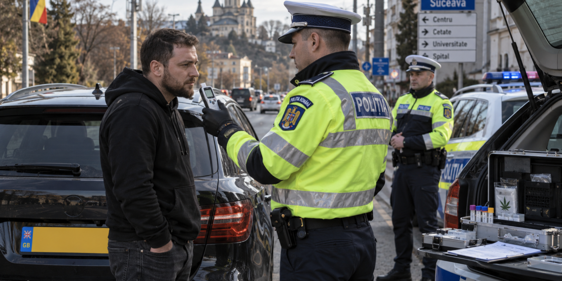 Prins la volan, pozitiv la canabis și benzodiazepine, pe o stradă din Suceava. Analizele au confirmat canabisul, iar la ”benzodiazepine” a apărut paracetamolul. Șoferul și-a aflat condamnarea după ce expertiza a stabilit un indice de influență peste pragul medico-legal: ”Doar hazardul a făcut ca urmările să nu fie cu mult mai grave”