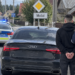 Șofer de 22 de ani, urmărit și blocat de polițiști la Molid. Avea permisul suspendat pentru șase luni