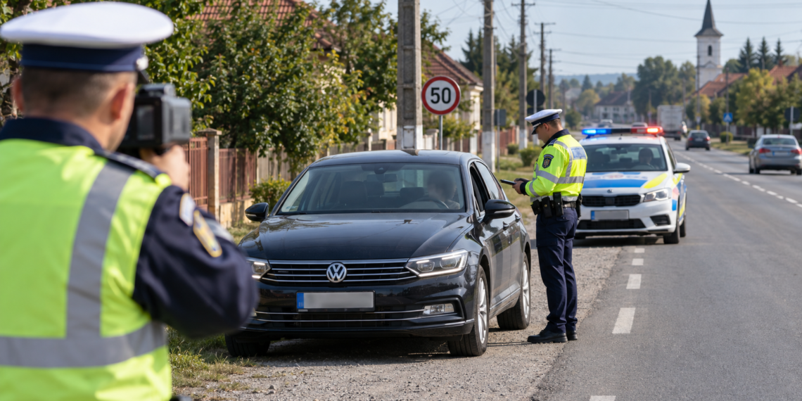 Prins cu 103 km/h prin Păltinoasa, apoi a ”picat” și la etilotest. 0,64 mg/l alcool pur în aerul expirat. Șoferul s-a ales cu dosar penal și amendă de peste 1.900 de lei