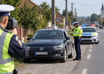 Prins cu 103 km/h prin Păltinoasa, apoi a ”picat” și la etilotest. 0,64 mg/l alcool pur în aerul expirat. Șoferul s-a ales cu dosar penal și amendă de peste 1.900 de lei