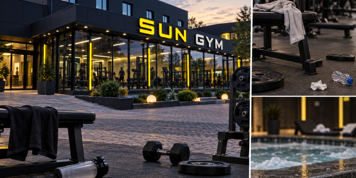 ”Gherțoiala” creează probleme noului Sun Gym din Suceava, la doar o săptămână de la deschidere. Gumă lipită pe fundul jacuzzi-ului, mizerie și echipamente lăsate vraiște