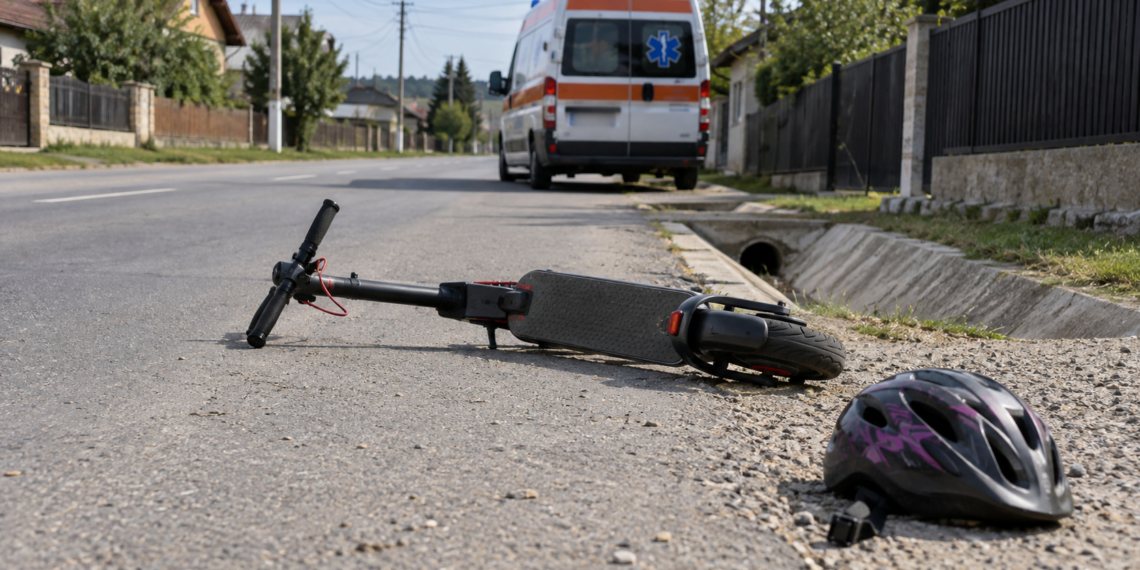 Fetiță de 12 ani din Salcea, ajunsă la UPU după ce a căzut cu trotineta. Mama acesteia a fost sancționată de polițiști