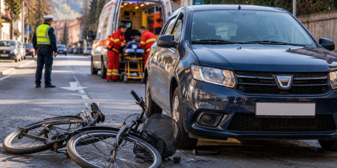 Biciclist de 83 de ani, rănit după ce a circulat pe contrasens pe o stradă cu sens unic din Gura Humorului. Polițiștii i-au întocmit dosar penal