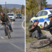 Bețivii pe două roți, un pericol permanent pe drumurile județului Suceava! Un biciclist a fost amendat după ce și-a ”crăpat capul” de asfalt și a refuzat testarea cu etilotestul. O cameră de supraveghere l-a surprins pedalând în zigzag