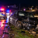 Urmărire sfârșită într-un cap de pod, la Horodniceni. Fugarul fără permis conducea un BMW cu ITP-ul expirat din 2024 și fără RCA. Pasagerul a ajuns la spital