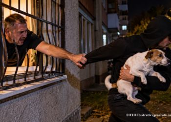 ”Influencerul” Dorin Aelenei a rămas fără câine după ce l-a scos pe geam să-și facă nevoile. Un individ i-a furat patrupedul de sub nas și l-a lovit peste mână când a încercat să-l oprească