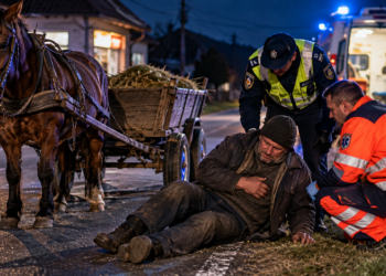 A căzut din căruță după ce calul s-ar fi speriat. Bărbatul era băut și a primit o amendă de peste 4.000 de lei