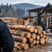Administratorul FOREST GYX SRL, reținut după noi controale silvice. Peste 100 de metri cubi de lemn găsiți în plus în depozit și fotografii neautentice încărcate în SUMAL