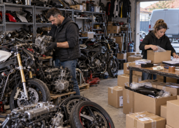 ”Ăsta este businessul meu”. Șeful de post din Hârtop făcea bani din dezmembrări de motociclete, iar soția îl ajuta să vândă piesele și să încaseze banii. A ”uitat” să treacă veniturile în declarațiile de avere. După 10 ani de anchetă și procese, evaziunea fiscală și falsul în declarații s-au prescris, iar cei doi au scăpat de condamnare