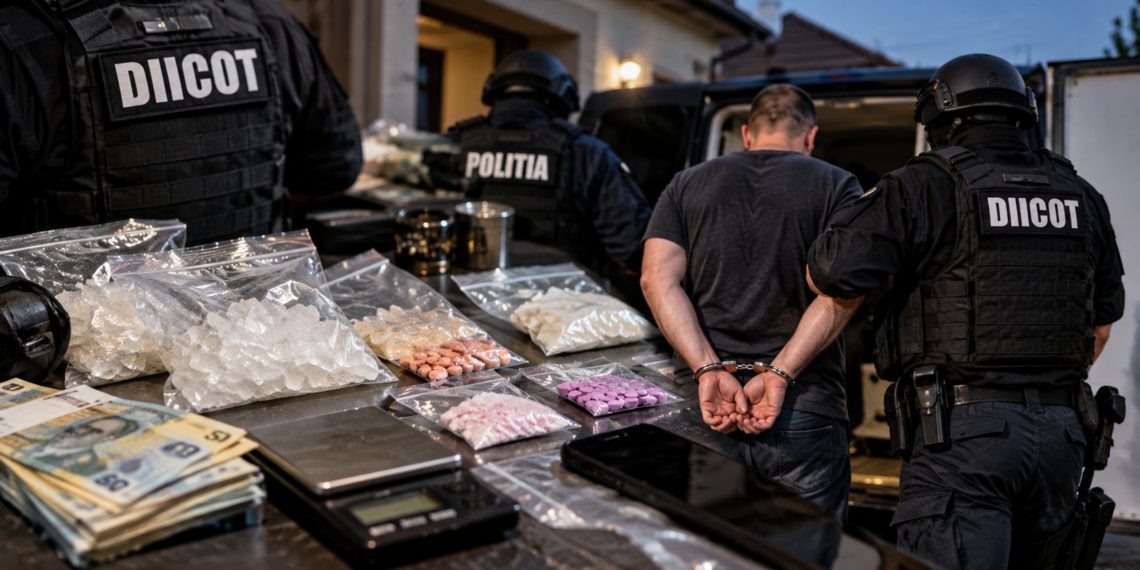 Traficant de droguri de mare risc, arestat după ce a vândut substanțe cristaline și MDMA în Timișoara. Prețurile erau cuprinse între 300 și 600 de lei