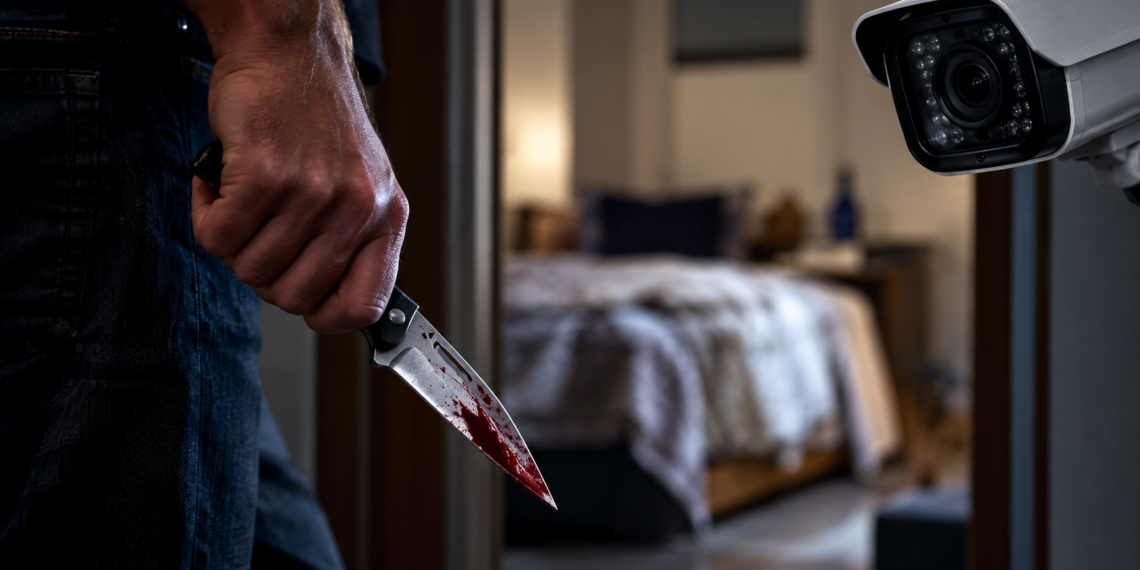 Închisoare cu suspendare atât pentru portughezul care l-a înjunghiat în gât pe nepotul iubitei sale, cât și pentru victimă. Gelozia se aprinsese după o întrunire stropită cu alcool. Imaginile surprinse de camera de supraveghere din dormitor au ajuns probe în dosar