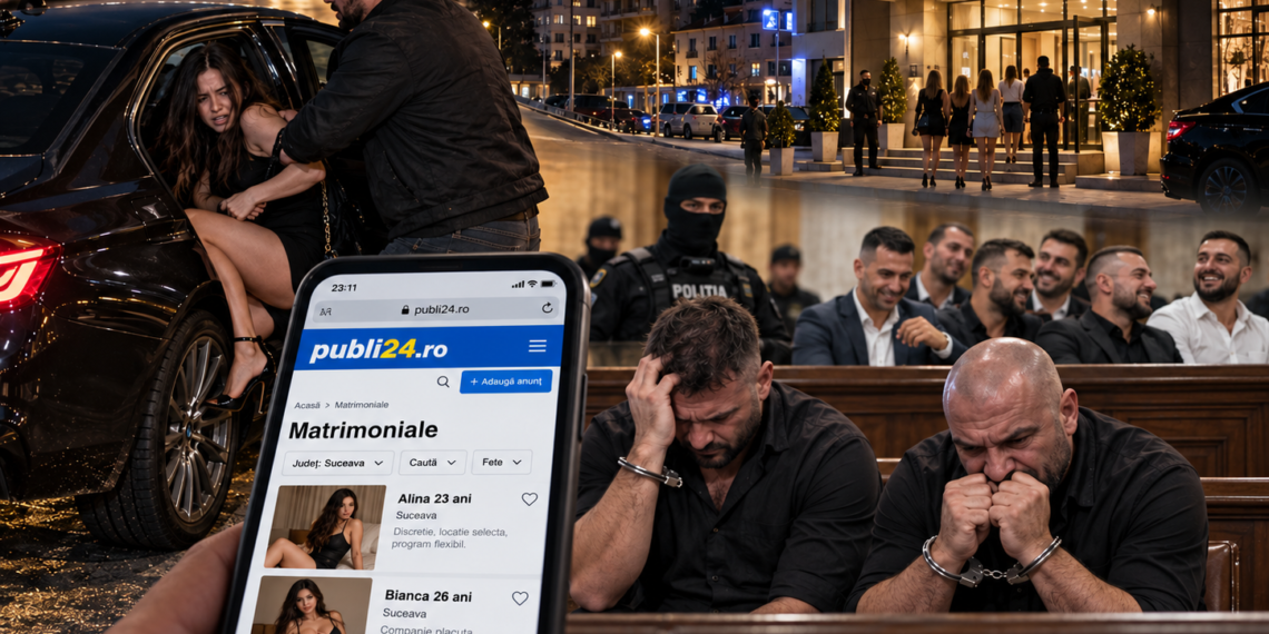 Detalii din dosar! Doi membri ai unei grupări de proxeneți din Mangalia, condamnați, alți șase salvați de prescripție. Minore și femei scoase ”la produs” prin toată țara, inclusiv în apartamente din Suceava și la renumitul Hotel Imperium. O adolescentă de 17 ani, luată cu forța de pe o stradă din Costinești, adusă la Suceava și obligată prin bătăi și amenințări să se prostitueze, ar fi produs 90.000 de lei în doar trei luni: ”Futu-ți morții mă-tii. De ce faci fă așa?”