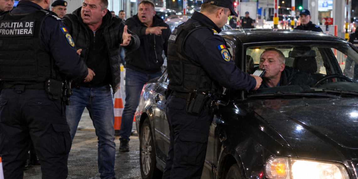 Trei prieteni, unul mai prost ca altul, au făcut scandal la Vama Vicovu de Sus. Unul era beat la volan, altul a amenințat un polițist de frontieră, iar al treilea a venit să le țină partea și s-a ales cu o amendă de 1.000 de lei