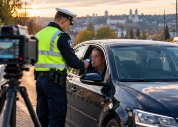 Grăbit și băut la volan! Un șofer de 67 de ani, prins cu 93 km/h pe strada Mitocului din Suceava
