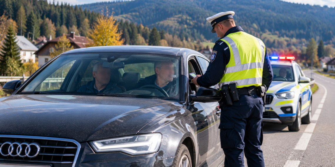 A uitat să-și pună centura și s-a ales cu dosar penal, rămânând și pieton