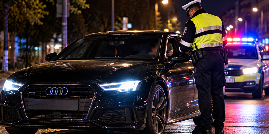 Șofer de 22 de ani, prins cu 0,93 mg/l alcool după ce a patinat excesiv roțile pe o stradă din Rădăuți