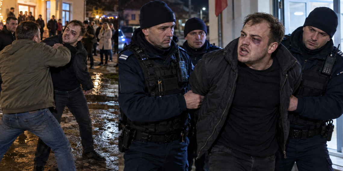 Și-a aflat pedeapsa definitivă după ce și-a luat-o peste ochi la balul din Gălănești și și-a vărsat nervii pe trei polițiști. Nici încătușat nu s-a potolit din a-i amenința cu moartea pe agenți și pe familiile lor. Trebuie să le plătească despăgubiri de 21.000 de lei: ”Eu vă rup capul la toți, biserica mamii voastre”