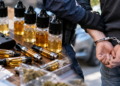 Capsule pentru vape cu substanță stupefiantă, vândute la Botoșani. Un bărbat de 37 de ani, prins în flagrant cu MDMB-PINACA